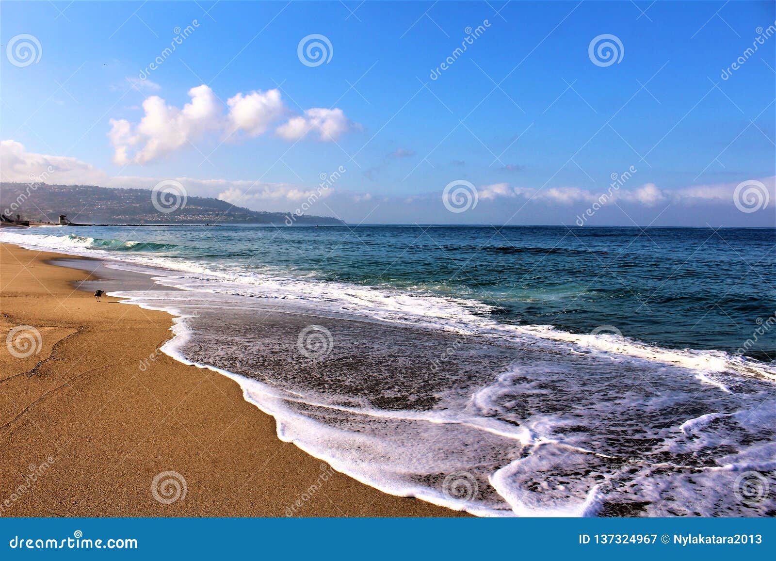 beachfront at hermosa beach california in los angeles county, california, united states