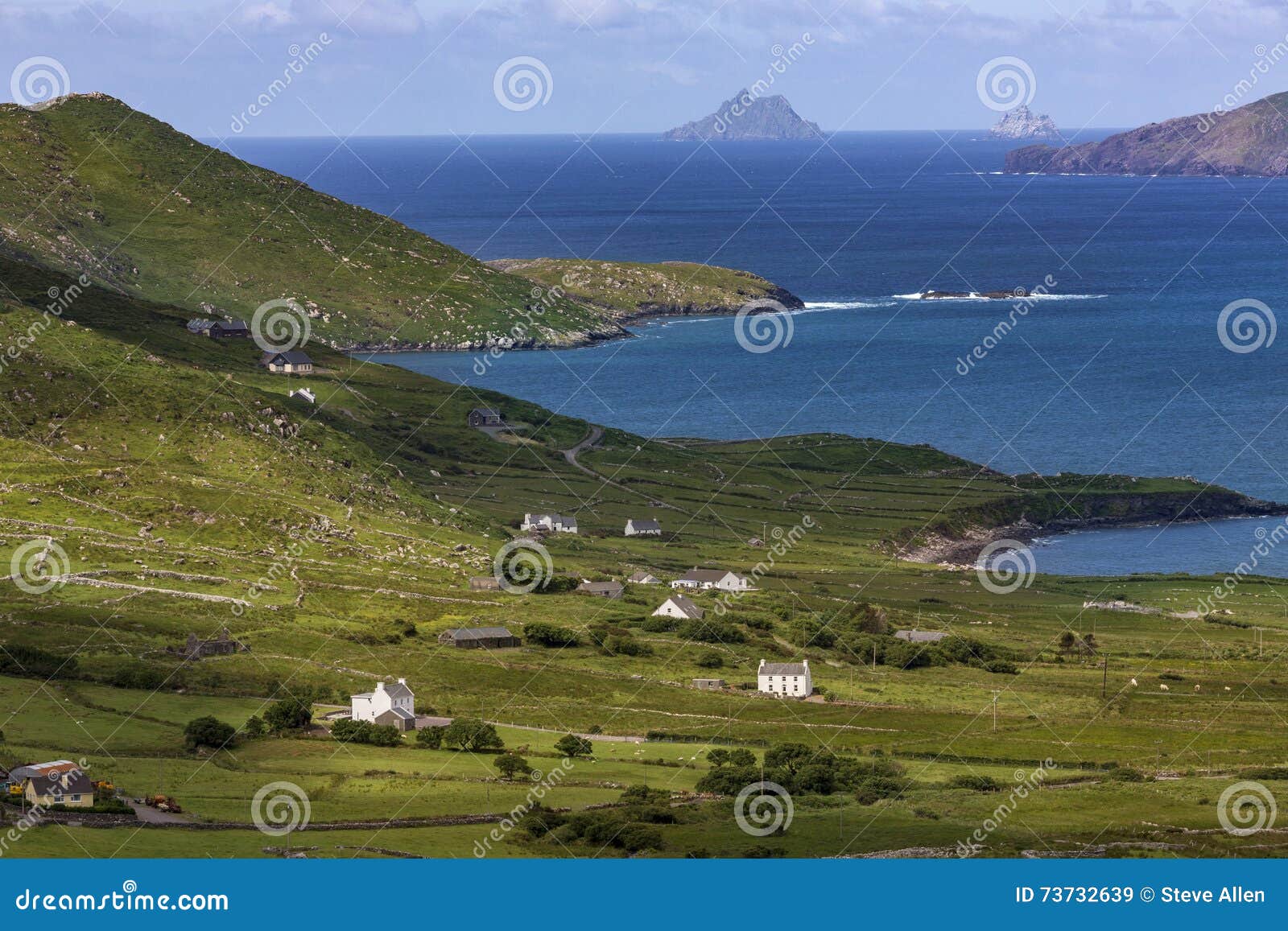 scenic coastline of the 'ring of kerry' - ireland