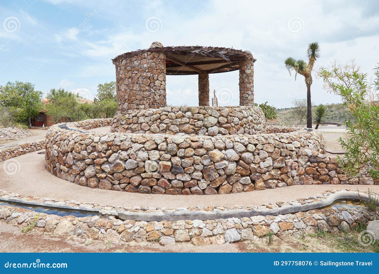 the scenic el charco del ingenio botanical garden in san miguel de allende, guanajuato, mexico