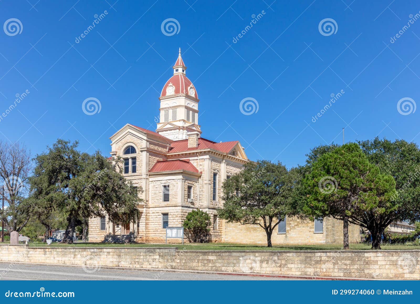 scenic historic city hall of bandera, texas