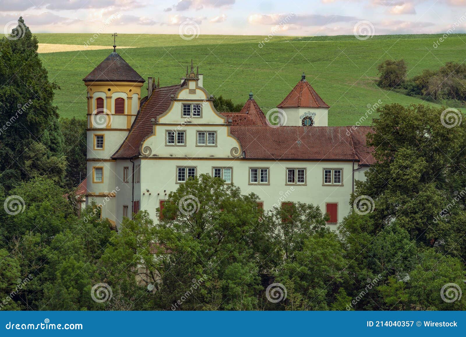 Scenic Langenstein Castle in OrsingenNenzingen, Germany Stock Image
