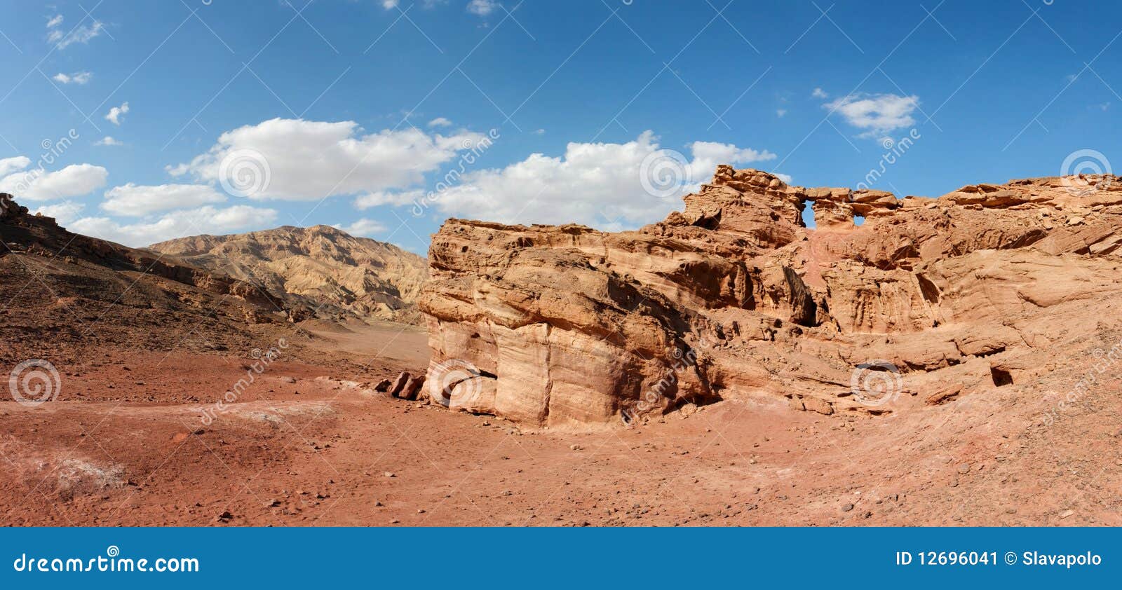 Scenic Rocky Desert Landscape Stock Image - Image of orange, sculptured:  12696041