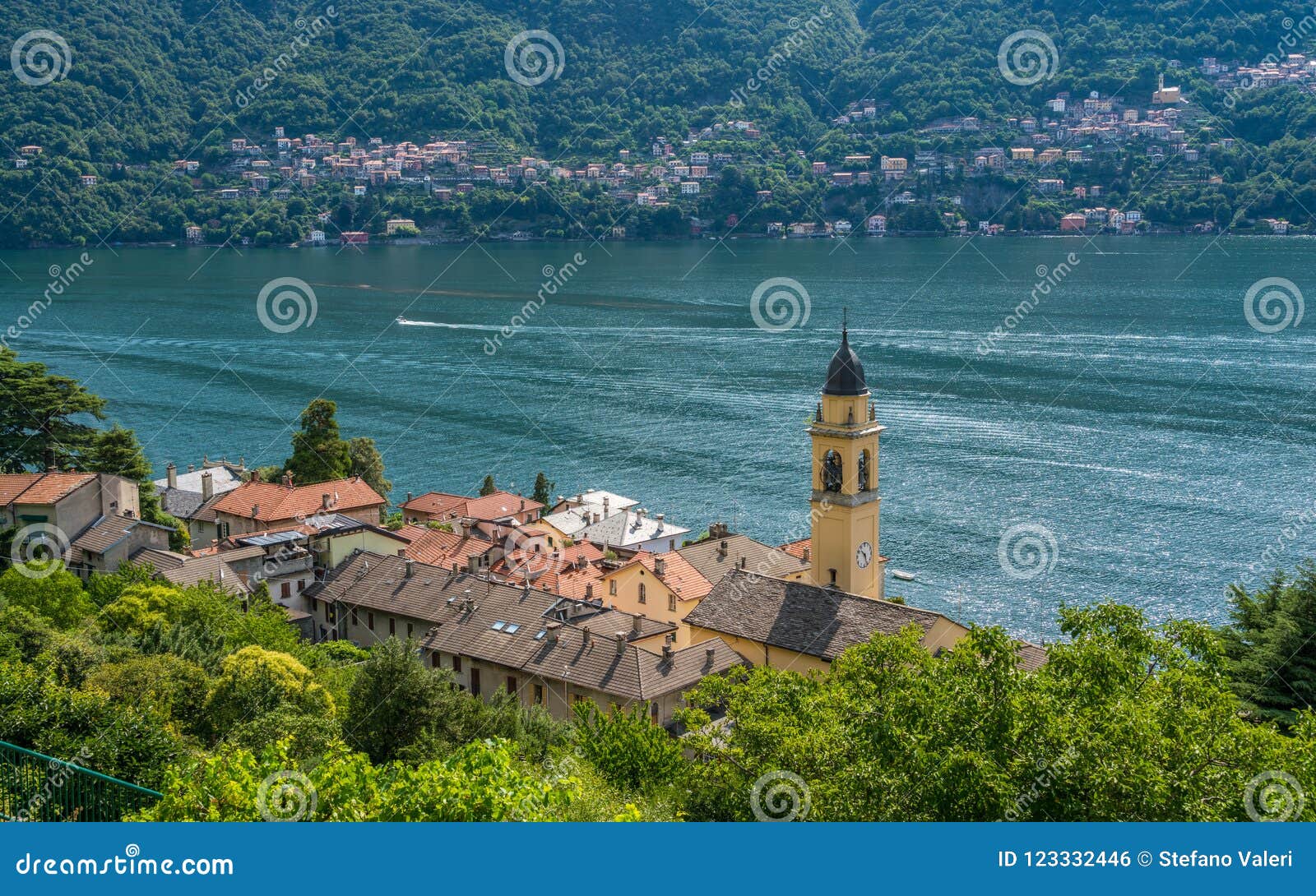 Scenic Sight In Laglio Village On The Como Lake Lombardy Italy