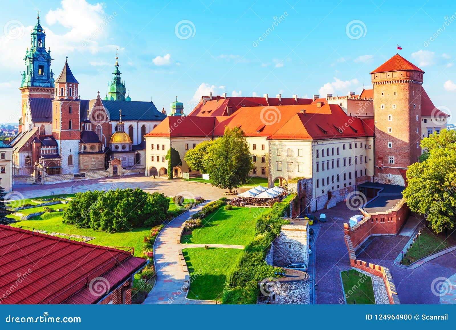 wawel castle and cathedral in krakow, poland