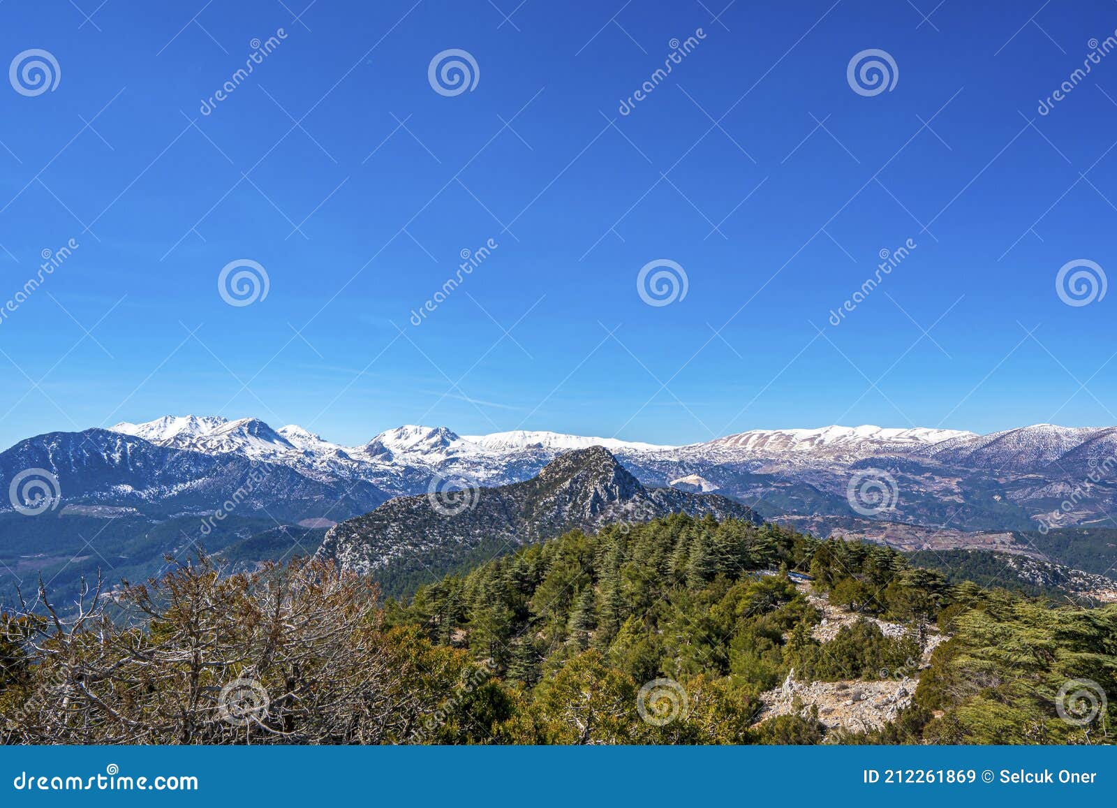 the scenic view of antalya bay from the summit of katran mount, antalya
