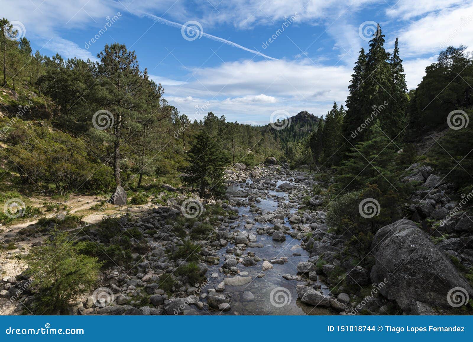 scenic view of the arado river at the peneda geres national park in northern portugal