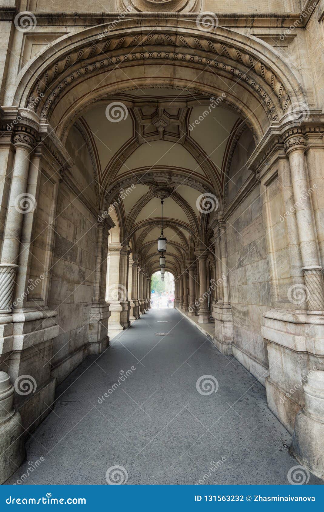 Archway In Vienna Stock Photo Image Of Town Austria 131563232