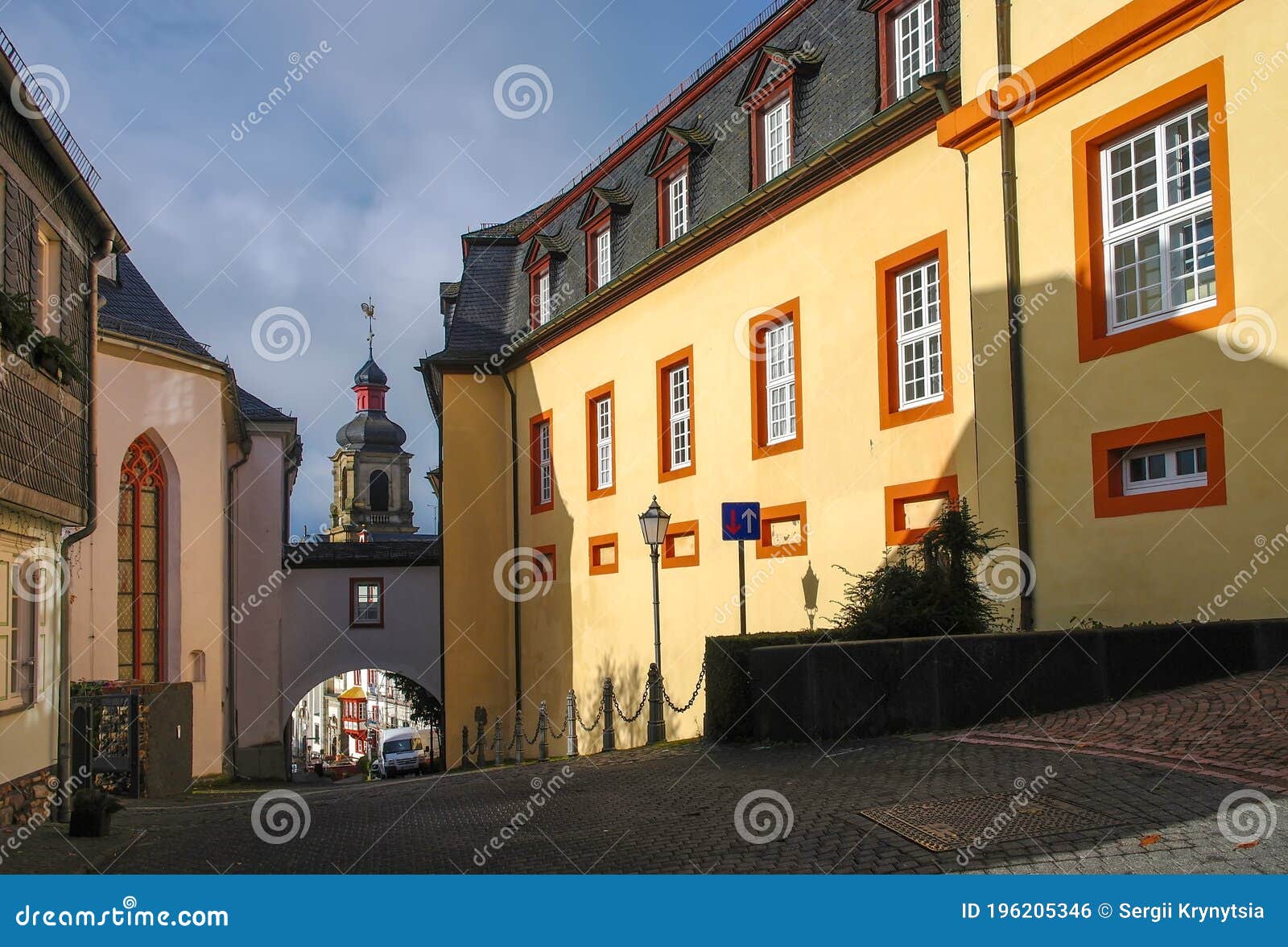 scenic view of castle of hachenburg, rheinland-pfalz, germany