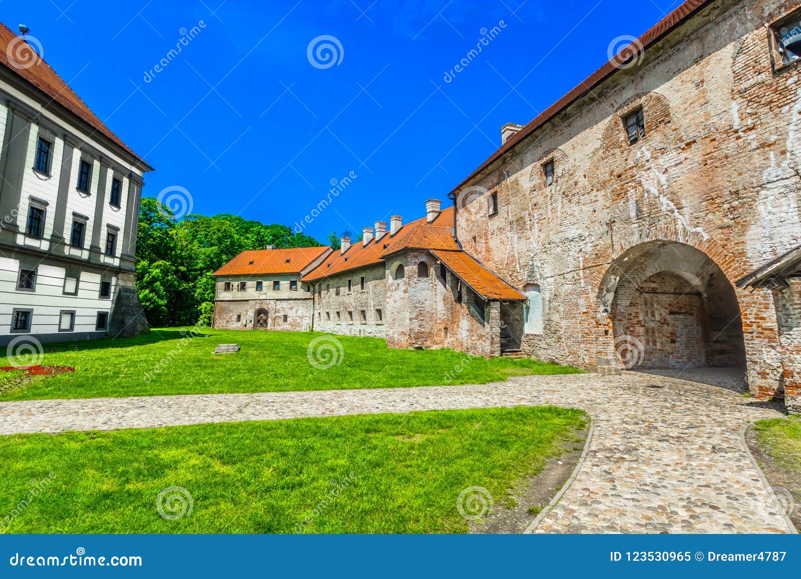 architecture in cakovec, croatia.