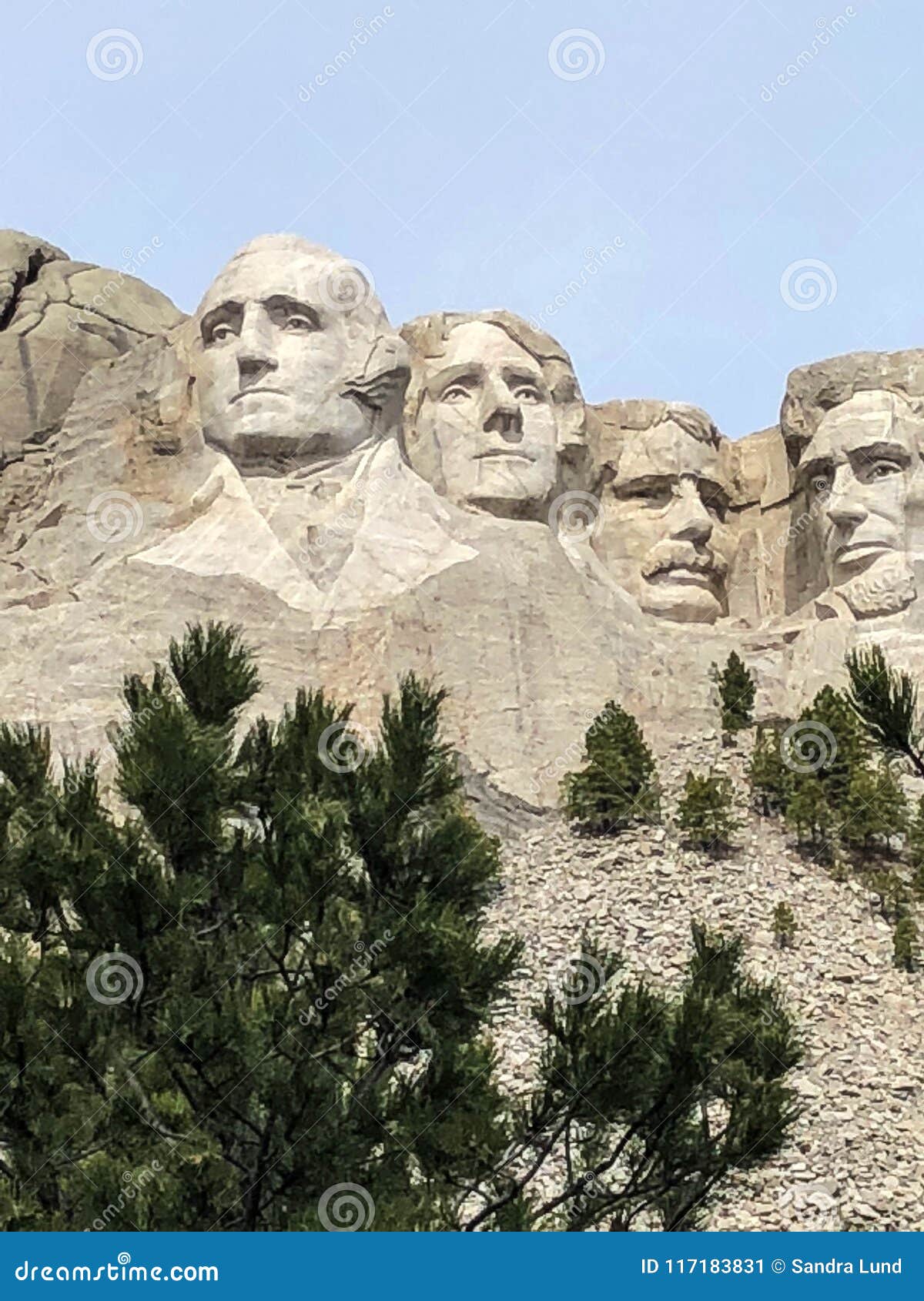 Four Presidents at Mt. Rushmore Stock Image Image of scenic, south