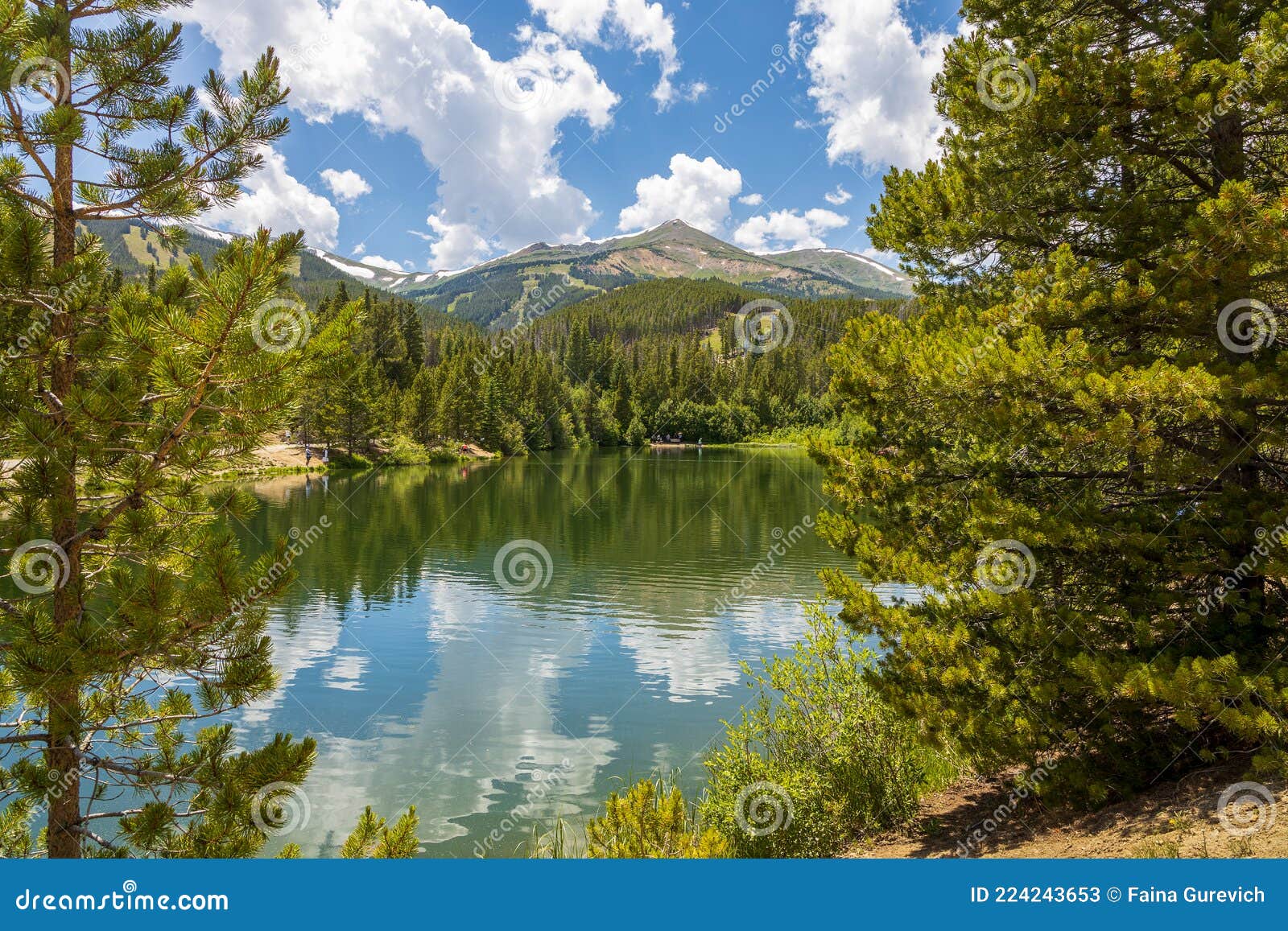 scenic view of sawmill reservoir, colorado