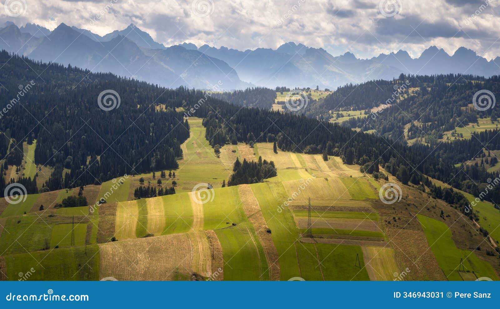scenic view of tatra national park in polish carpathian mountains