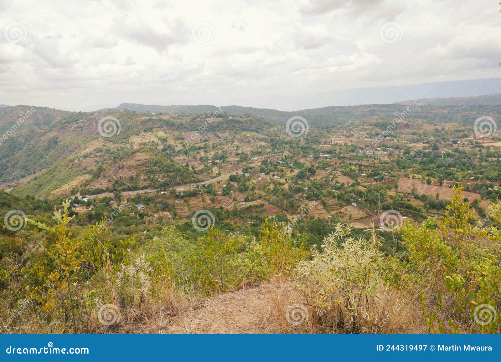 scenic view of tugen hills in baringo county