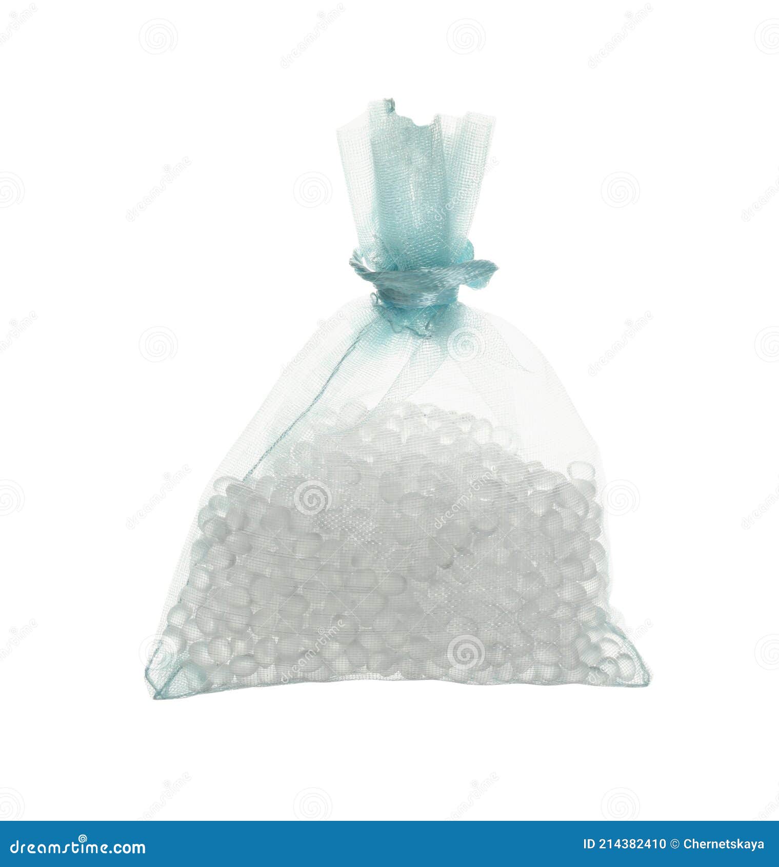 Scented Sachet with Aroma Beads Isolated on White Stock Photo Image