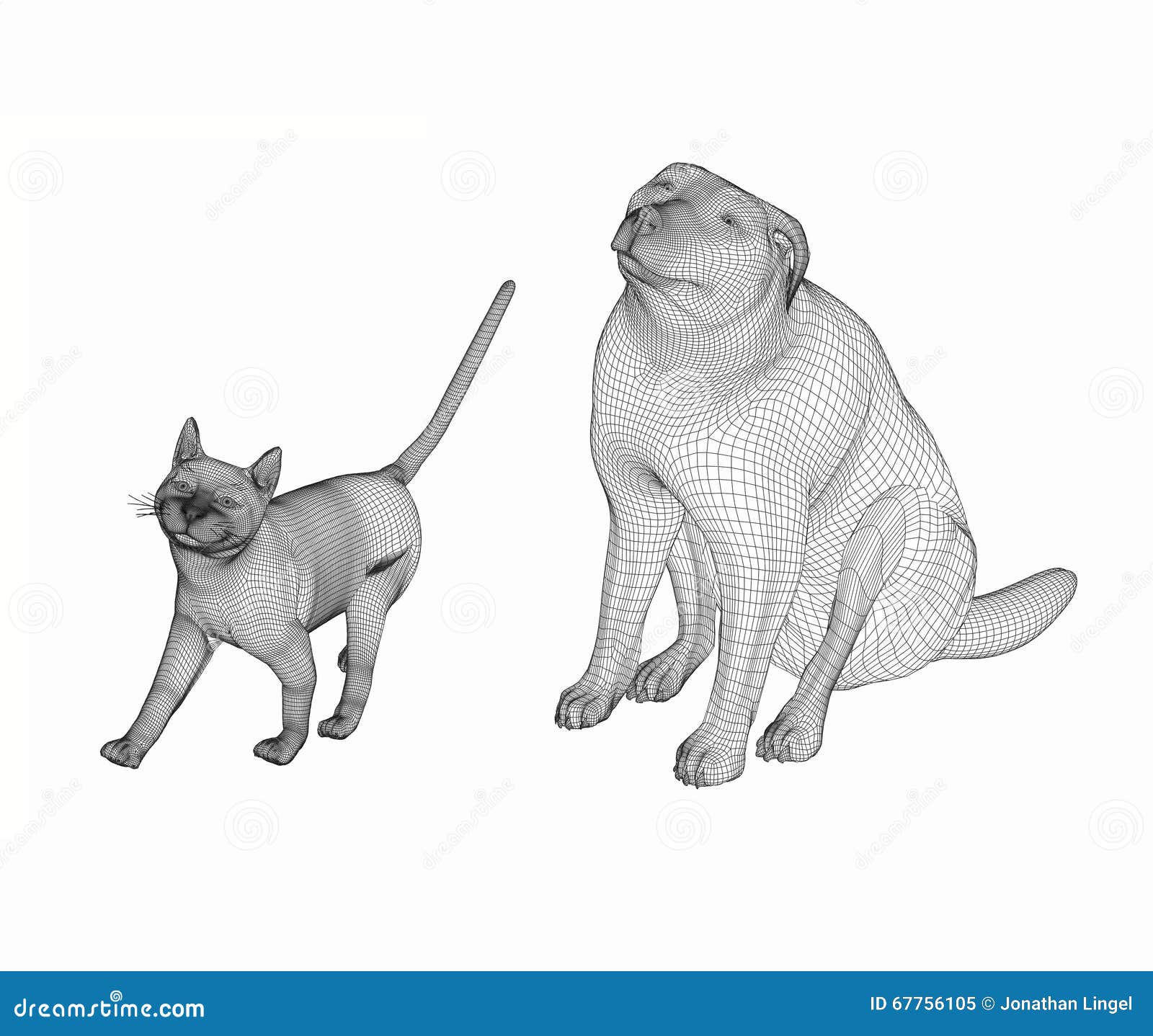 Schema Chien Et Chat 3d Illustration Stock Illustration Du Pelucheux Schema Chien Et Chat 3d Illustration Stock Illustration Du Pelucheux