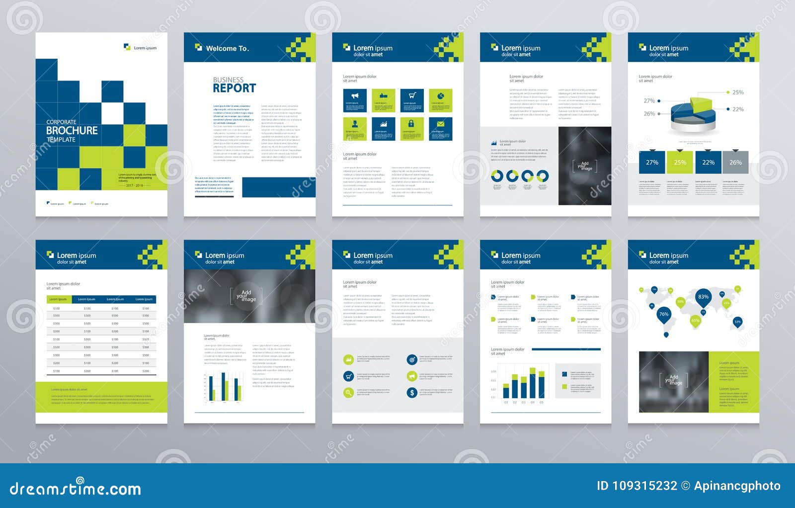 Schablonenplandesign Mit Deckblatt Fur Unternehmensprofil Jahresbericht Broschuren Flieger Darstellungen Vektor Abbildung Illustration Von Deckblatt Darstellungen