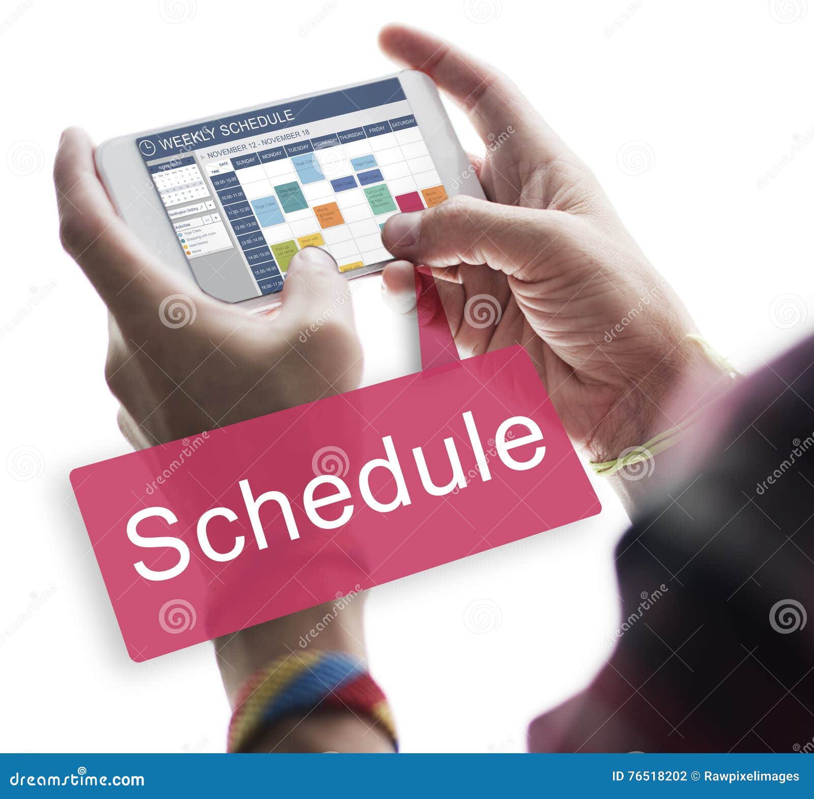 schedule organization planning list to do concept