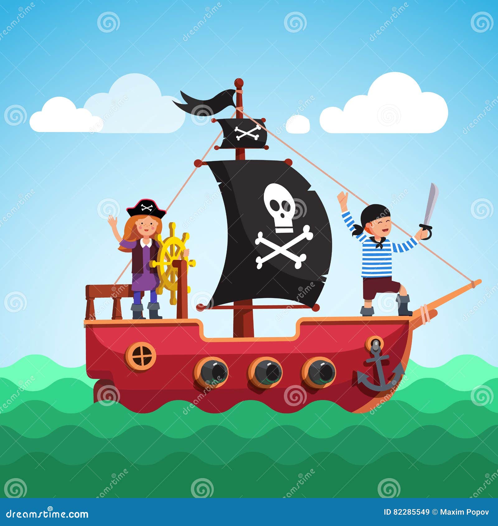 per montacarichi il bandiera di il pirati 27086498 Stock Photo su Vecteezy