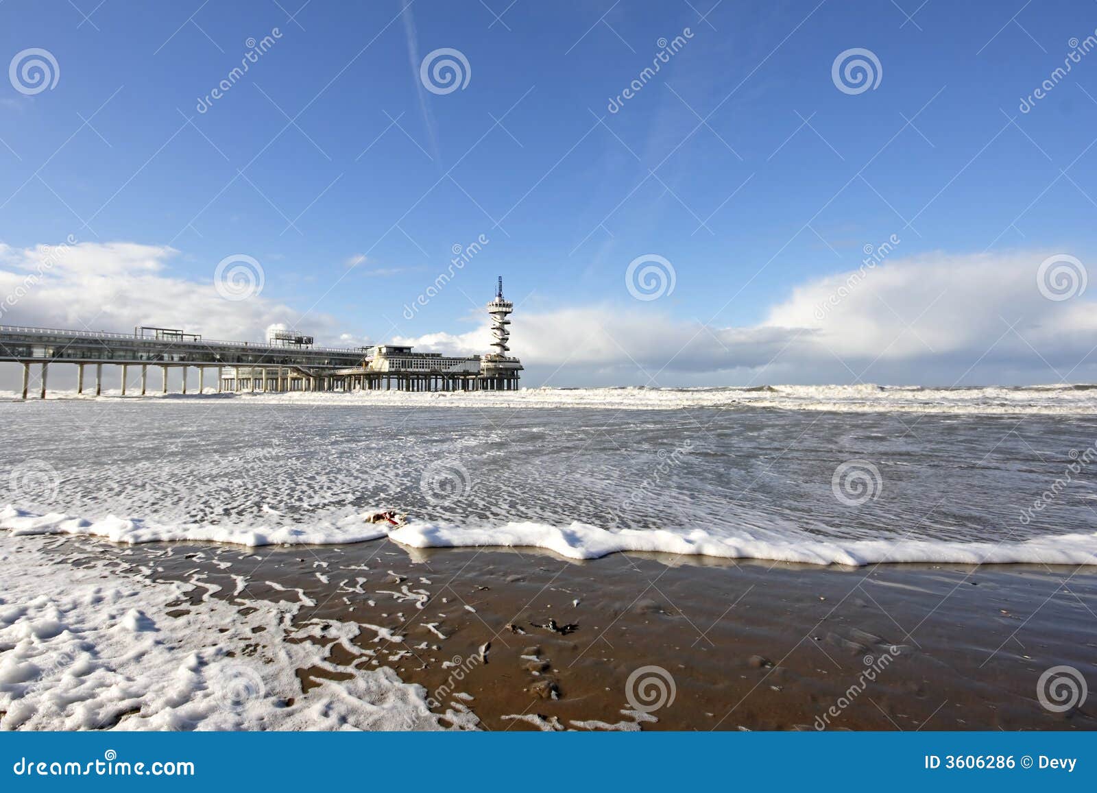 scheveningen and 'de pier' in holland