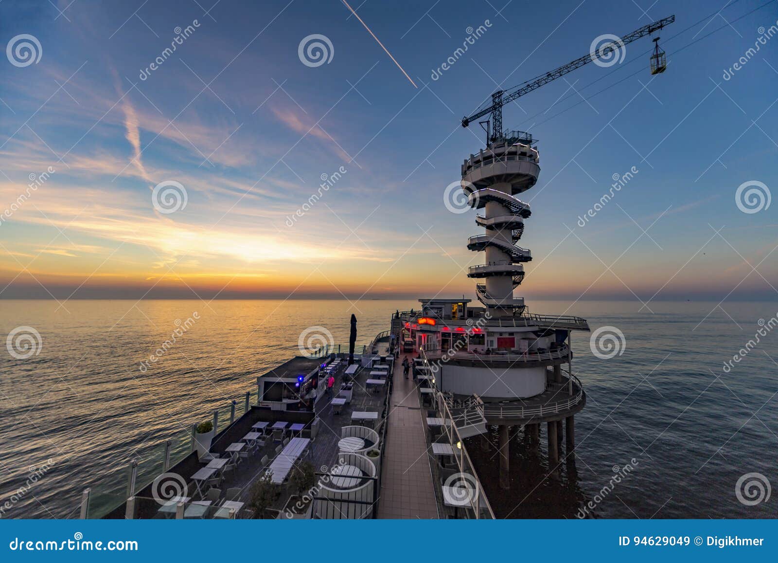 scheveningen sunset