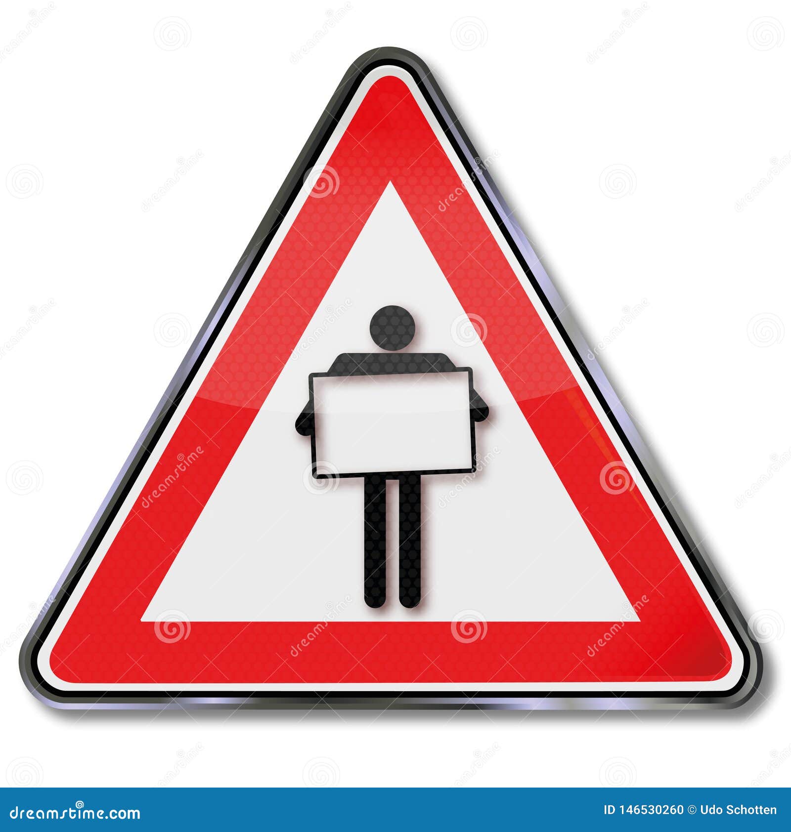 Man Holds a Placard during a Demonstration Stock Photo Image of