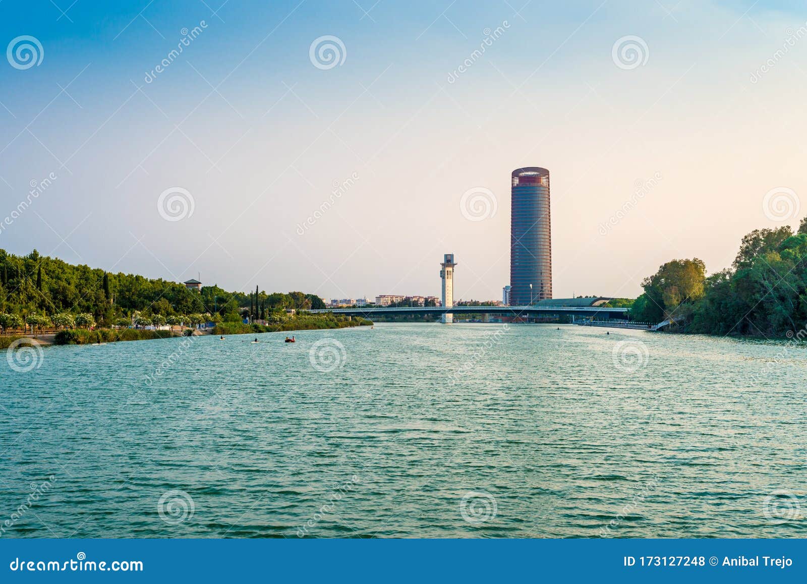 schindler tower in seville, spain