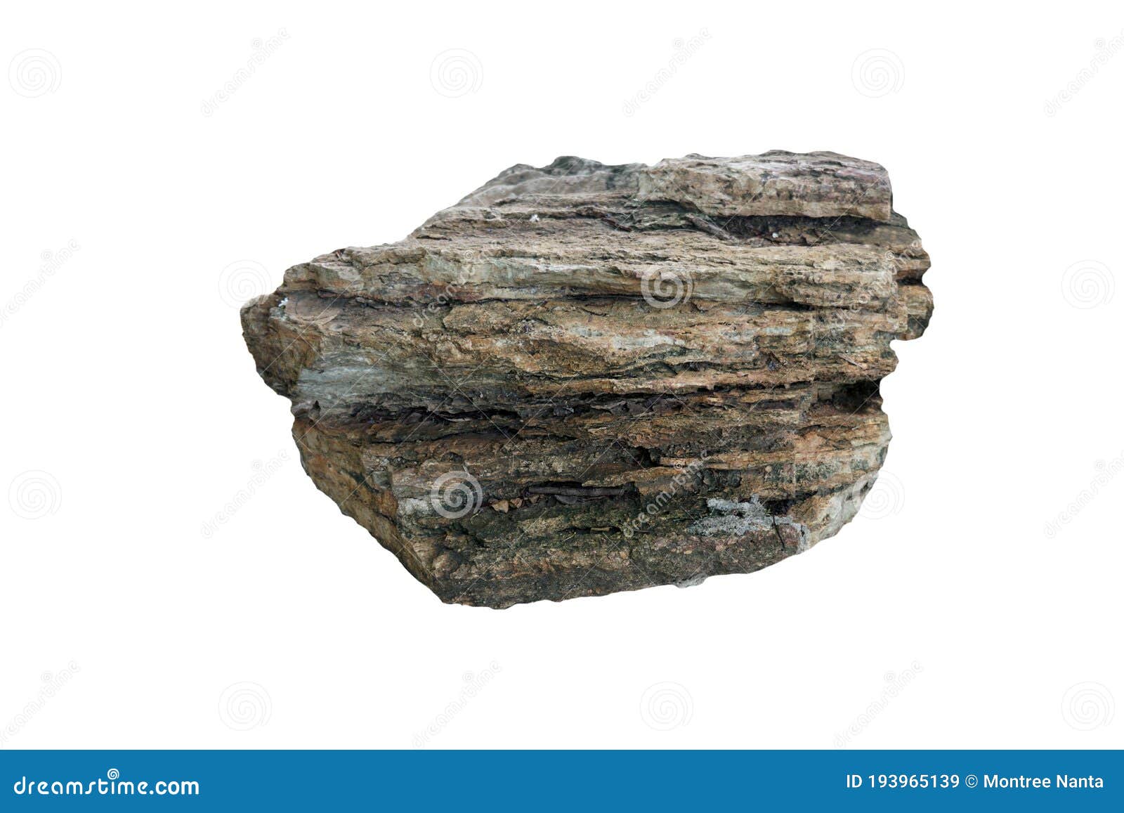 Schist And Gneiss Rock Isolated On A White Background. Metamorphic Rock ...