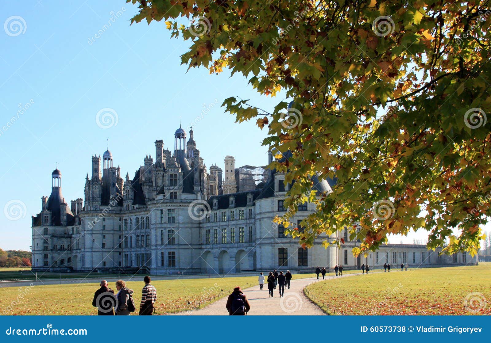 Schloss Chambord redaktionelles stockfoto. Bild von frontseite 60573738