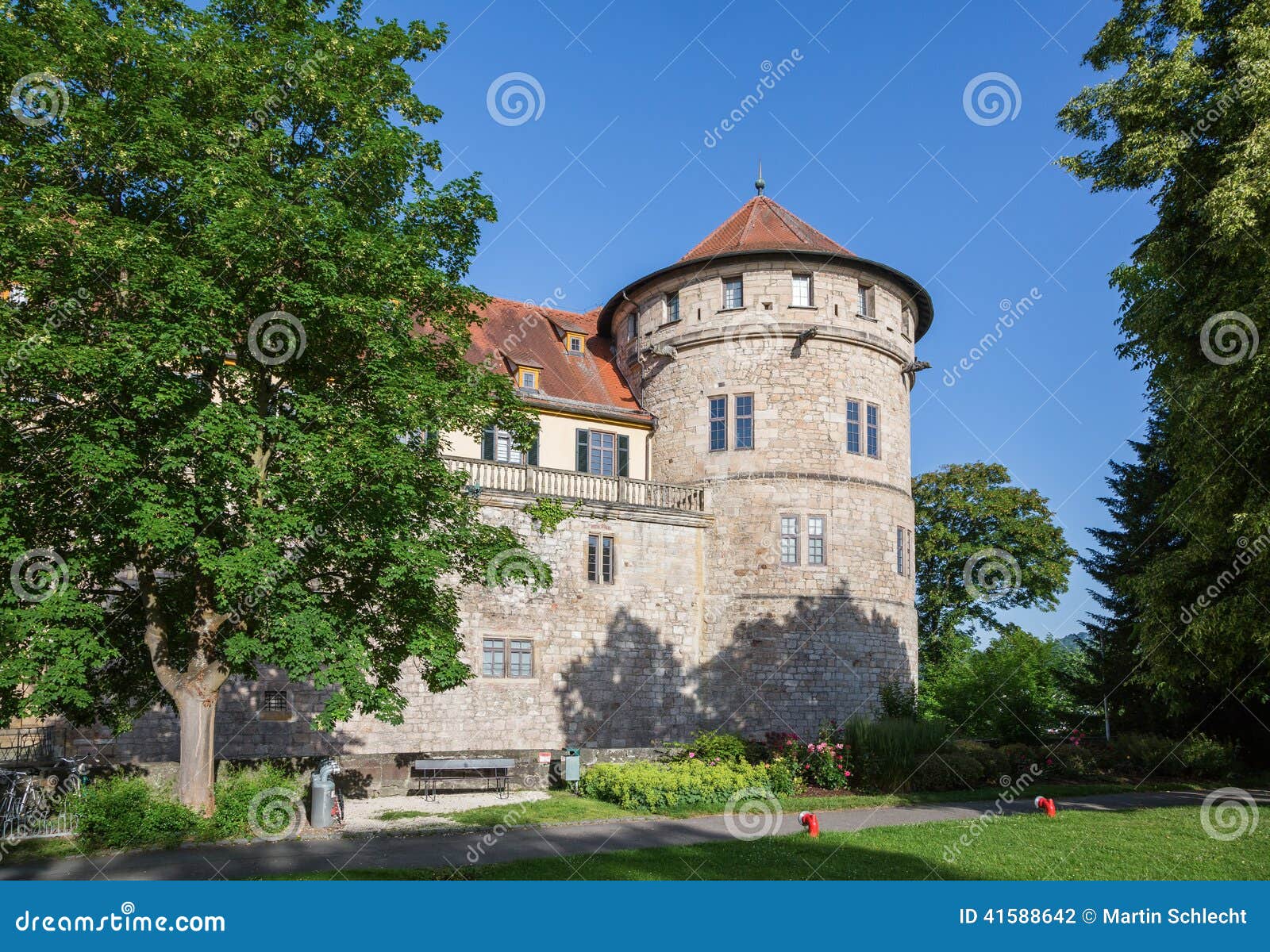 Schloss Tuebingen Stockfoto Bild Von Stadt Mittlere 41588642