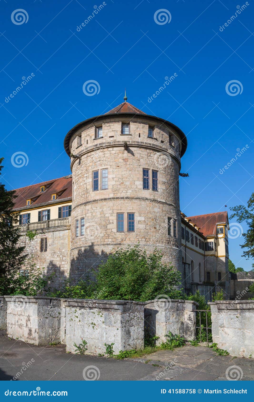 Schloss Tuebingen stockfoto. Bild von südlich, mittlere 41588758