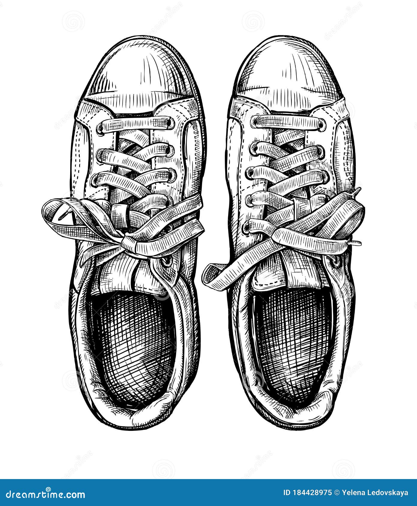 Schoenen niakers vector illustratie. of geschiktheid 184428975