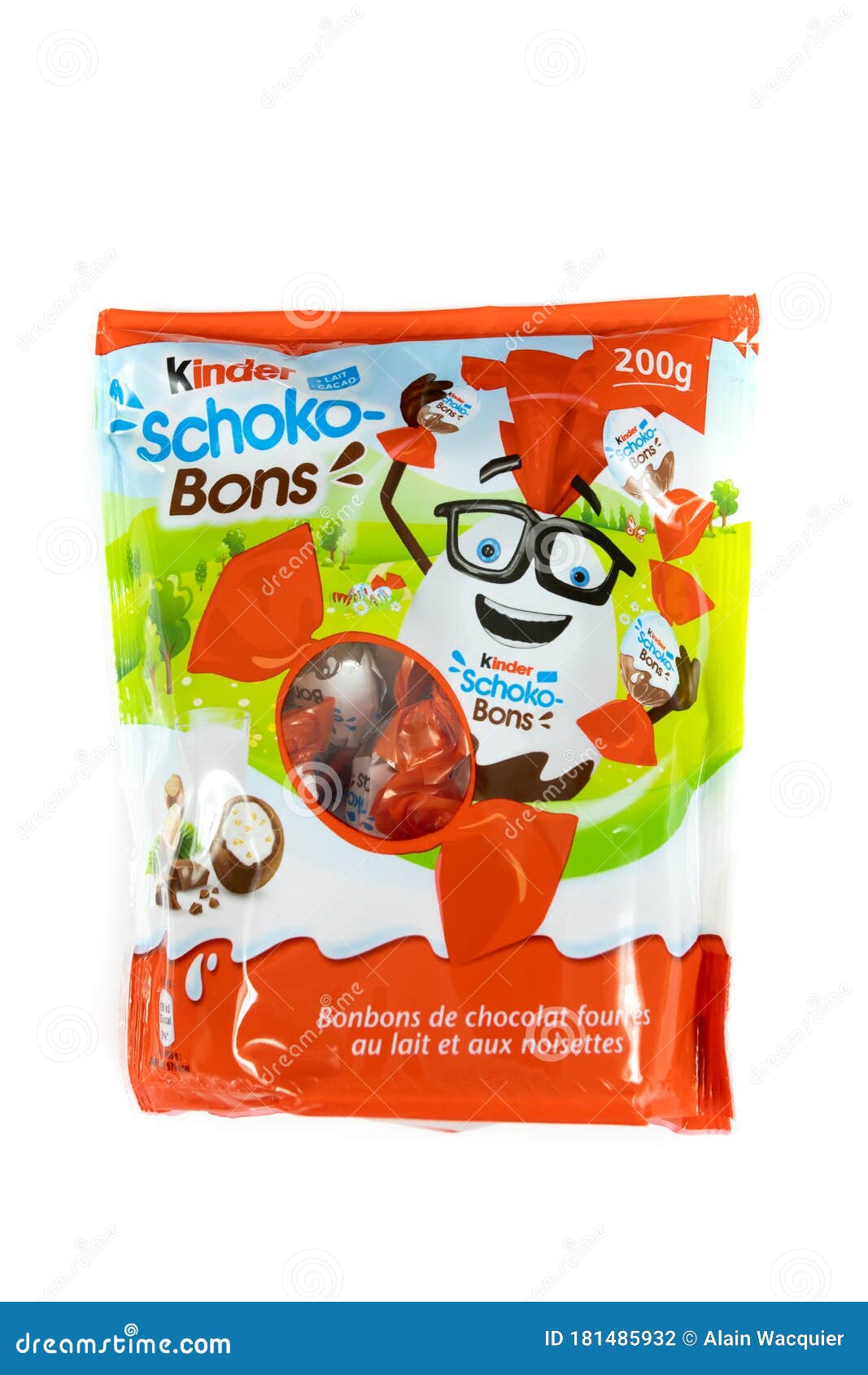 Schoko-bons Chocolate Package Made by Kinder Editorial Photography