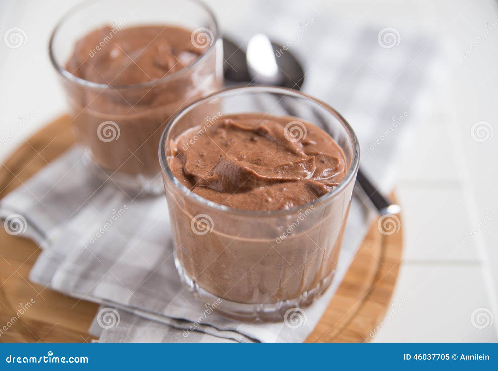 Schokoladencreme stockbild. Bild von französisch, nahrung - 46037705