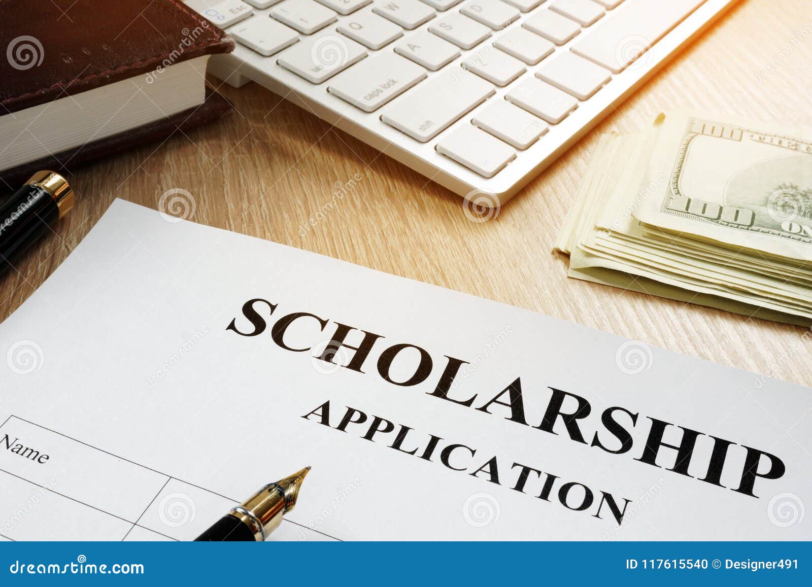scholarship application for student. money for education.
