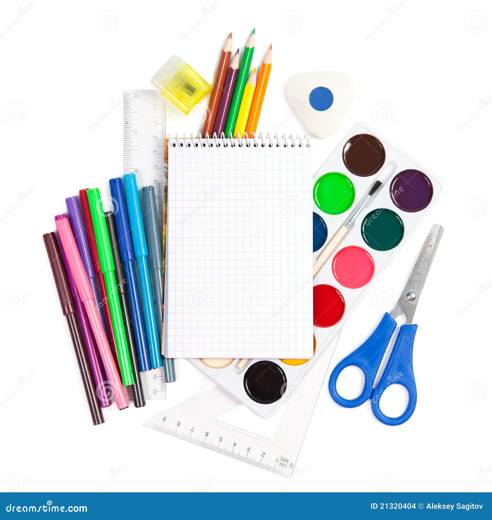 School Accessories stock photo. Image of back, craft 21320404