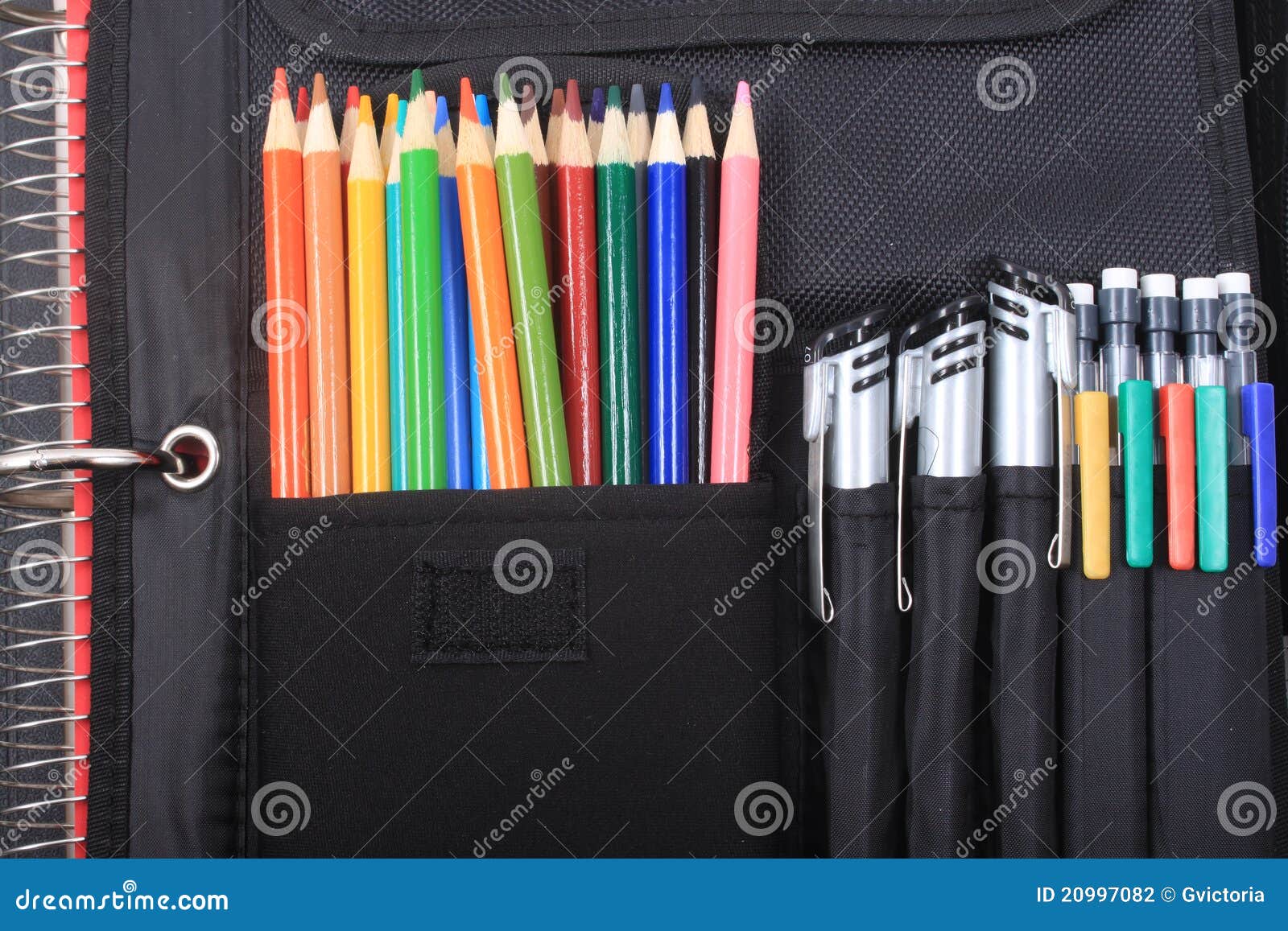 School and art supplies stock photo. Image of supplies 20997082