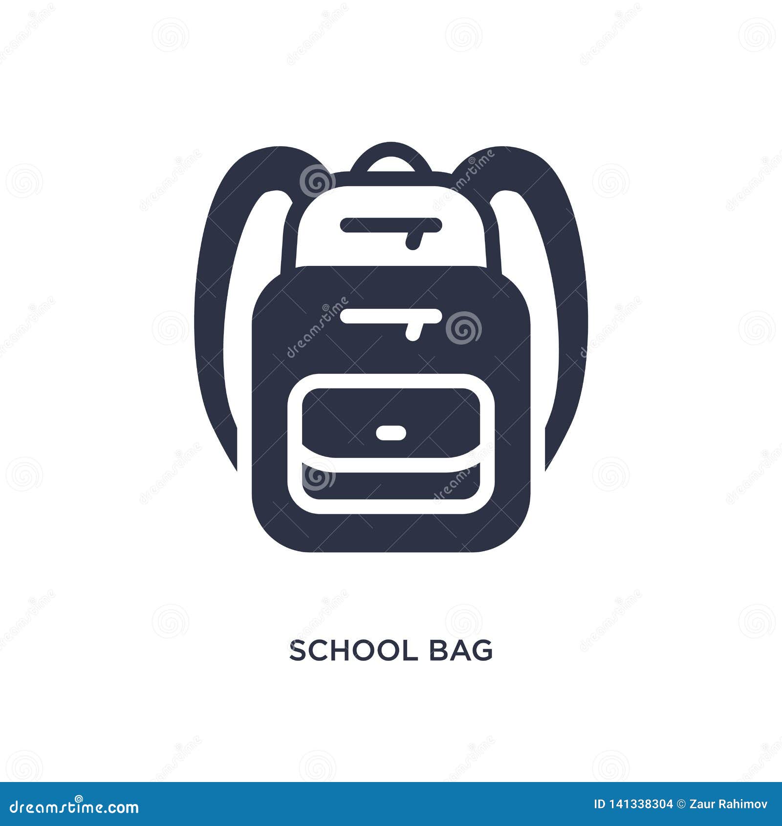 icon brand school bag