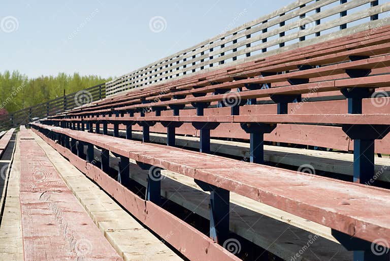School Bleachers stock image. Image of high, seat, bleachers 5344457