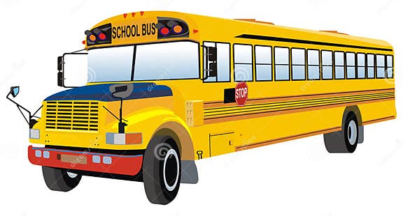 School bus stock vector. Illustration of vehicle, transportation - 3859351