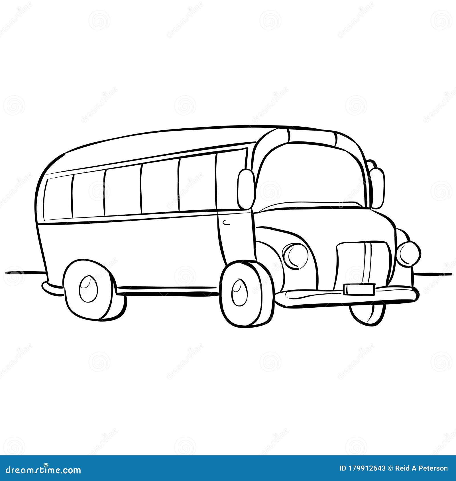 School Bus Cartoon Transport Students Stock Illustration - Illustration of  cartoon, travel: 179912643