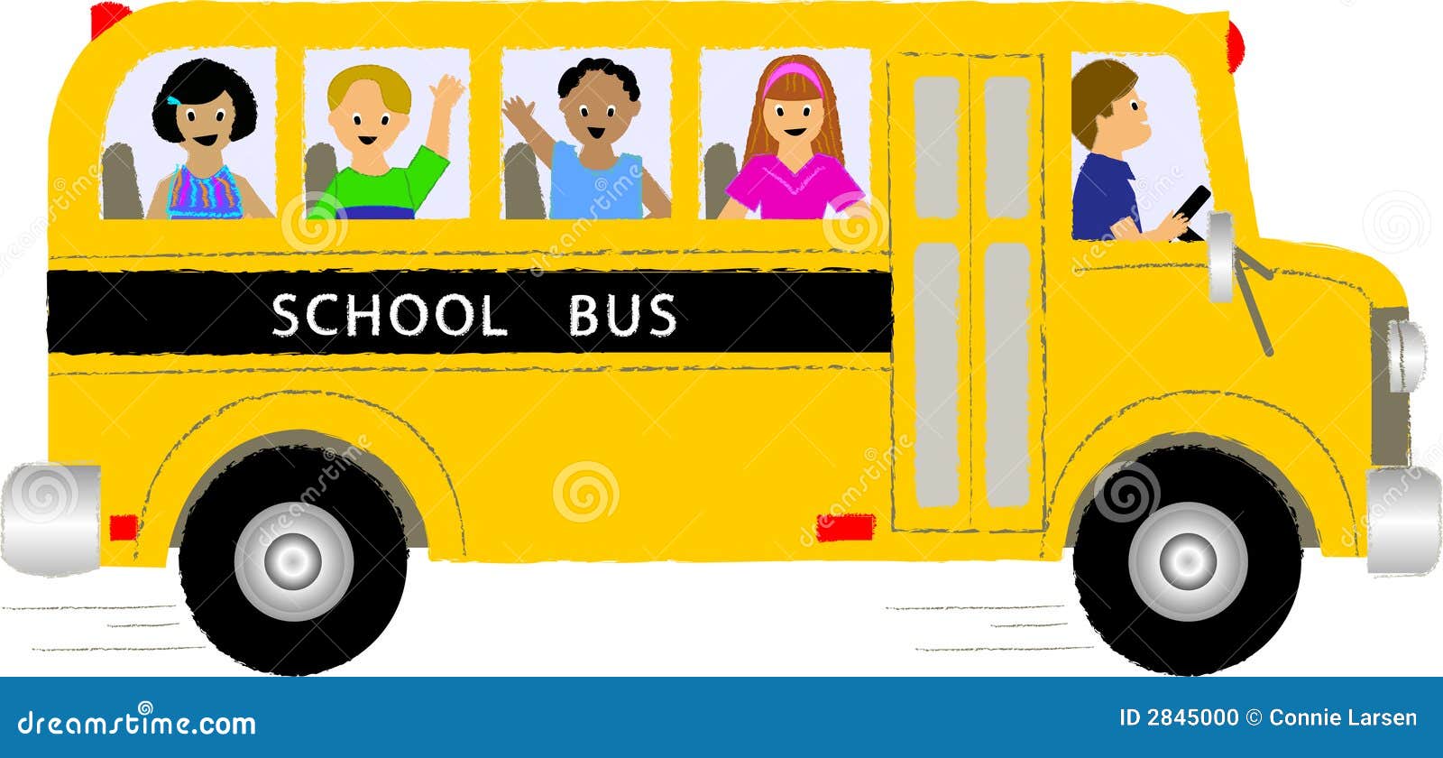 school bus children