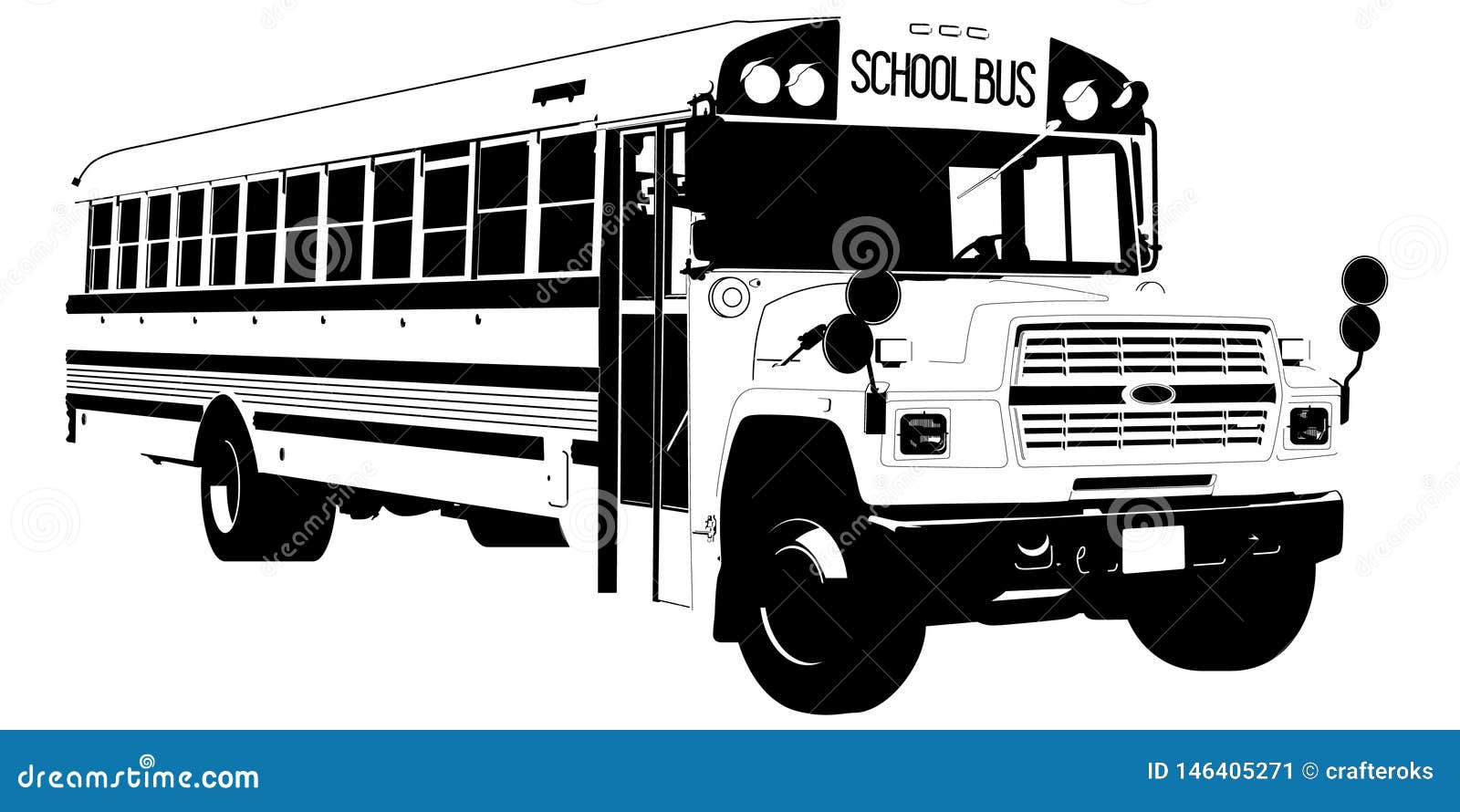 school bus silhouette clip art