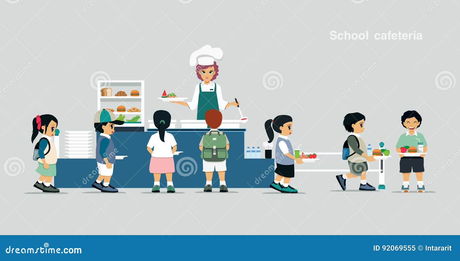 cafeteria line clipart images