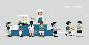 Cafeteria Cartoons Illustrations Vector Stock Images 60334 