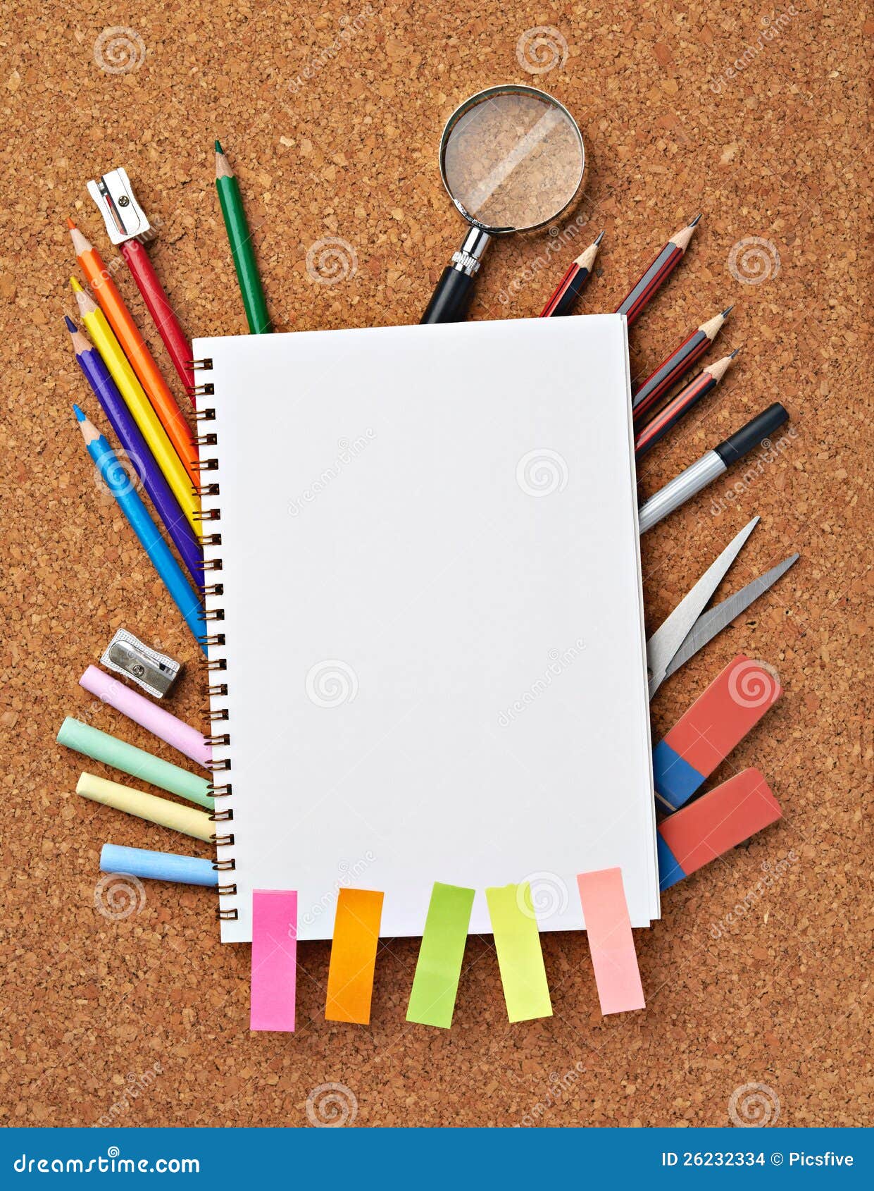 School Education Supplies Items Stock Photo Image of colorful, learn