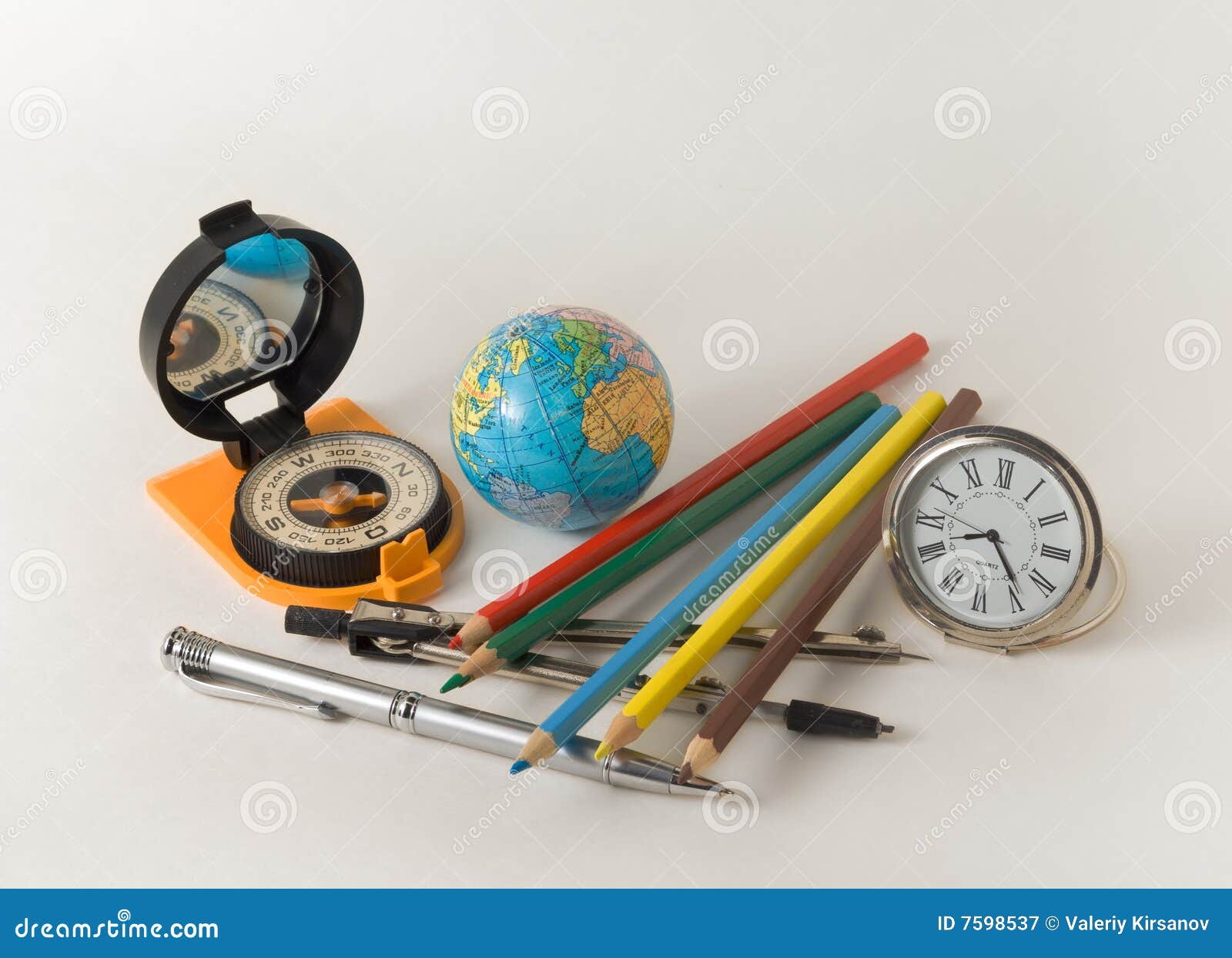 School Equipment 1 stock image. Image of close, macro 7598537