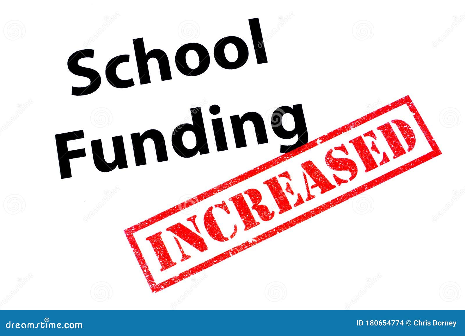School Funding Increased stock illustration. Illustration of note
