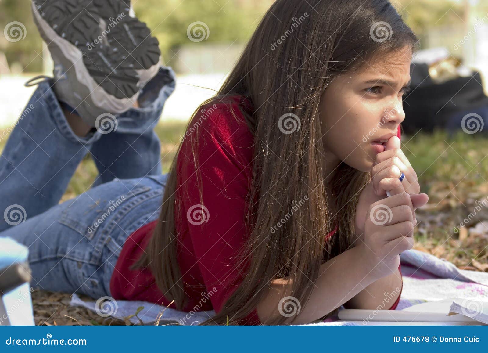 School girl stock photo. Image of young, feet, outside - 476678