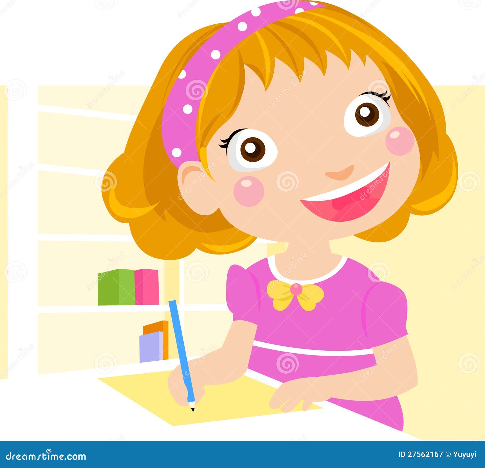 clipart girl doing homework - photo #39