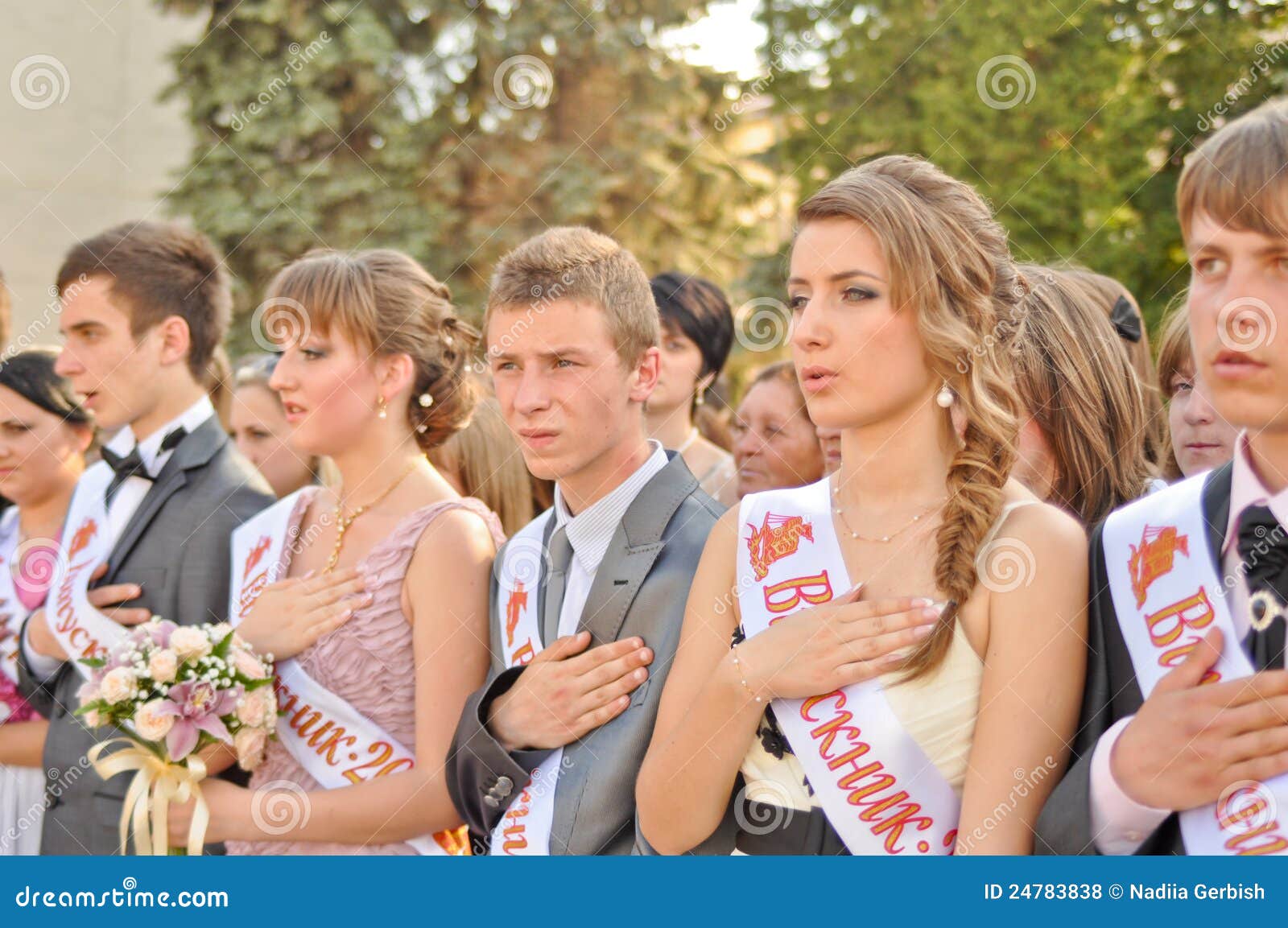 School Graduation ball editorial stock photo. Image of event 24783838